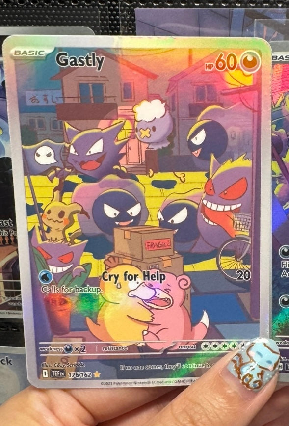 Night Ghost Card Art Sticker