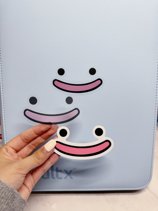 Smiley Faces Transparent Sticker