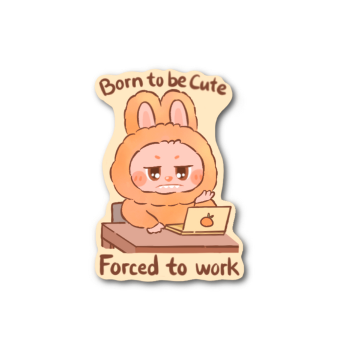 Forced to Work Labu Sticker