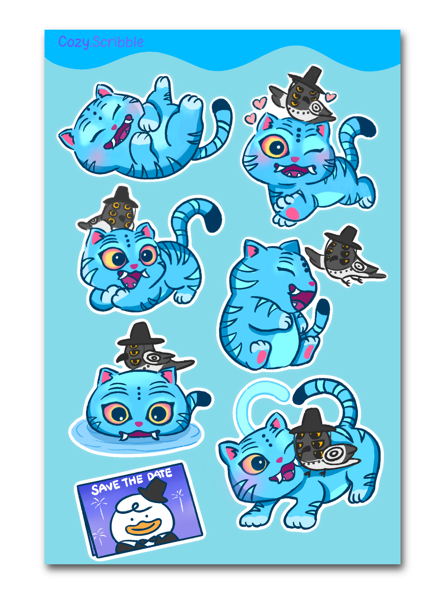 Derbi & Sussi Sticker Sheet
