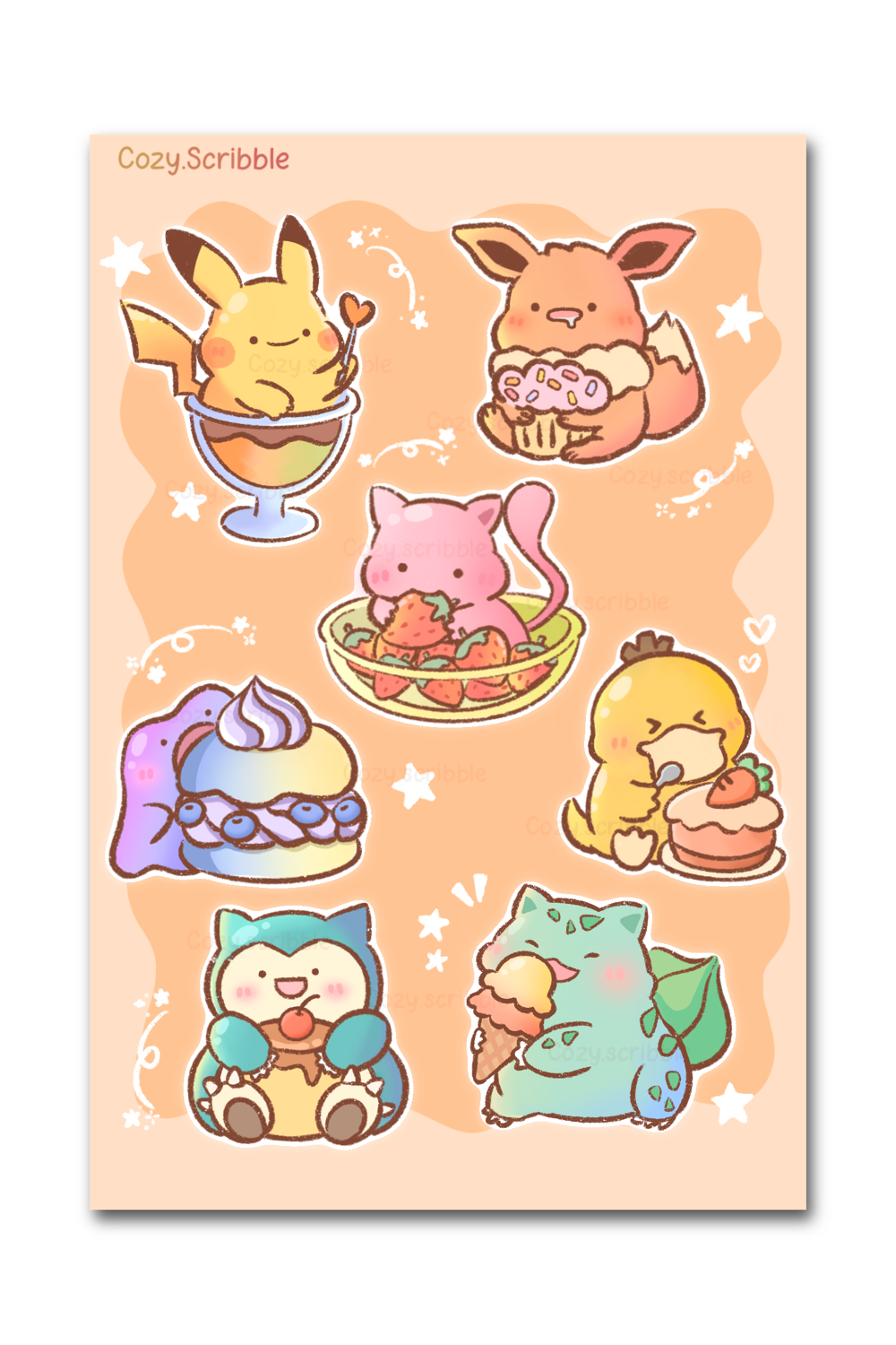 Ditto Dessert Sticker Sheet