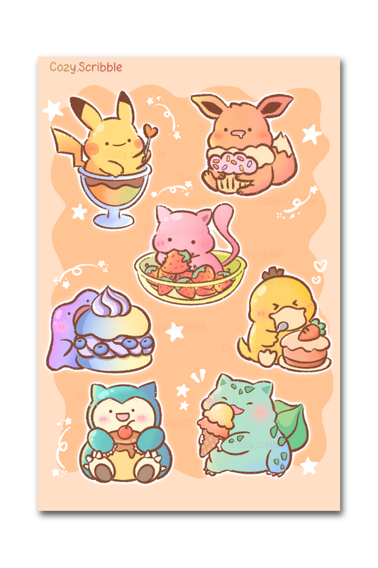 Ditto Dessert Sticker Sheet