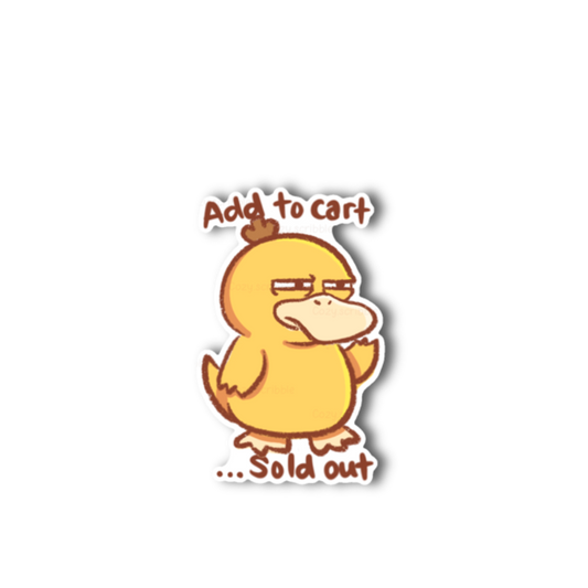 Add to Cart Sold Out Sticker