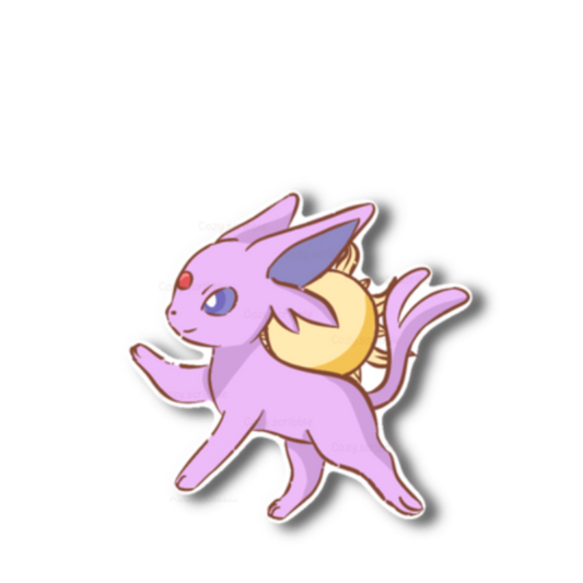 Sun Fox Sticker