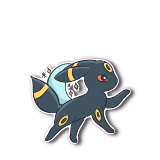 Sparkle Dark Fox Sticker