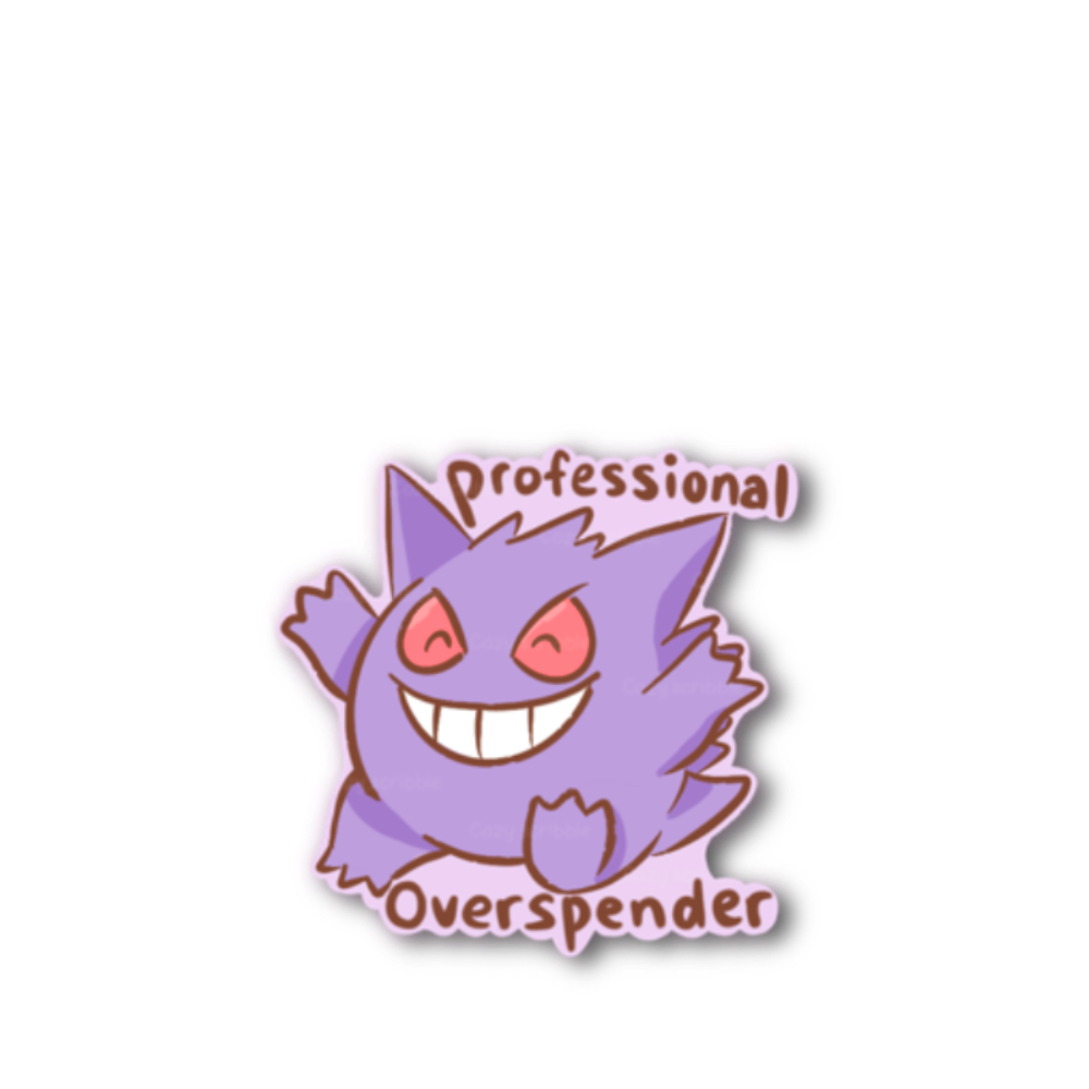 Professional Overspender Sticker