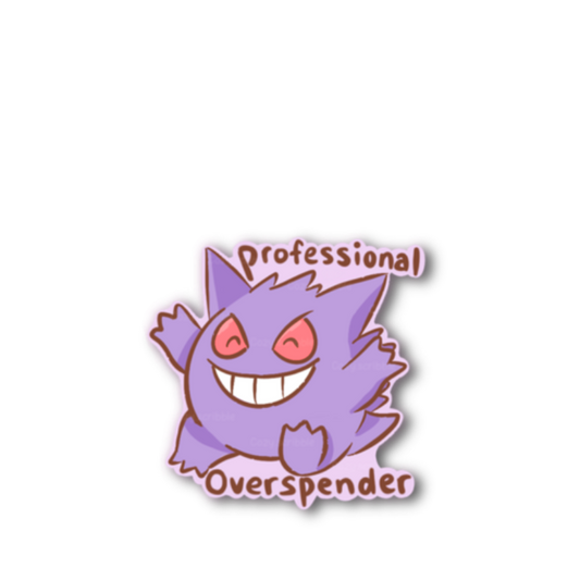 Professional Overspender Sticker