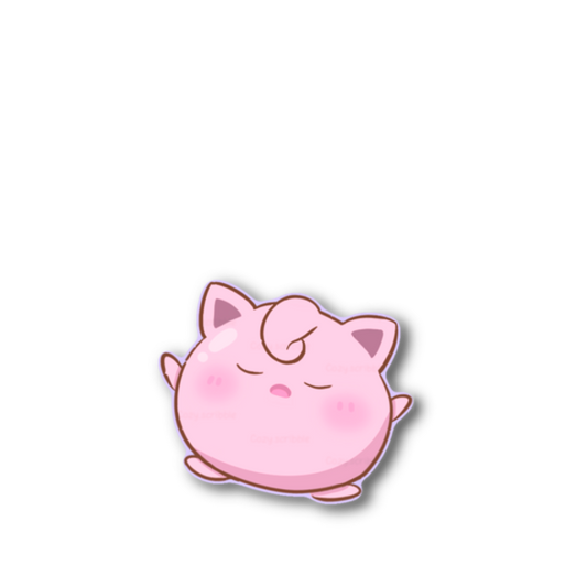 Sleepy Jiggly Sticker