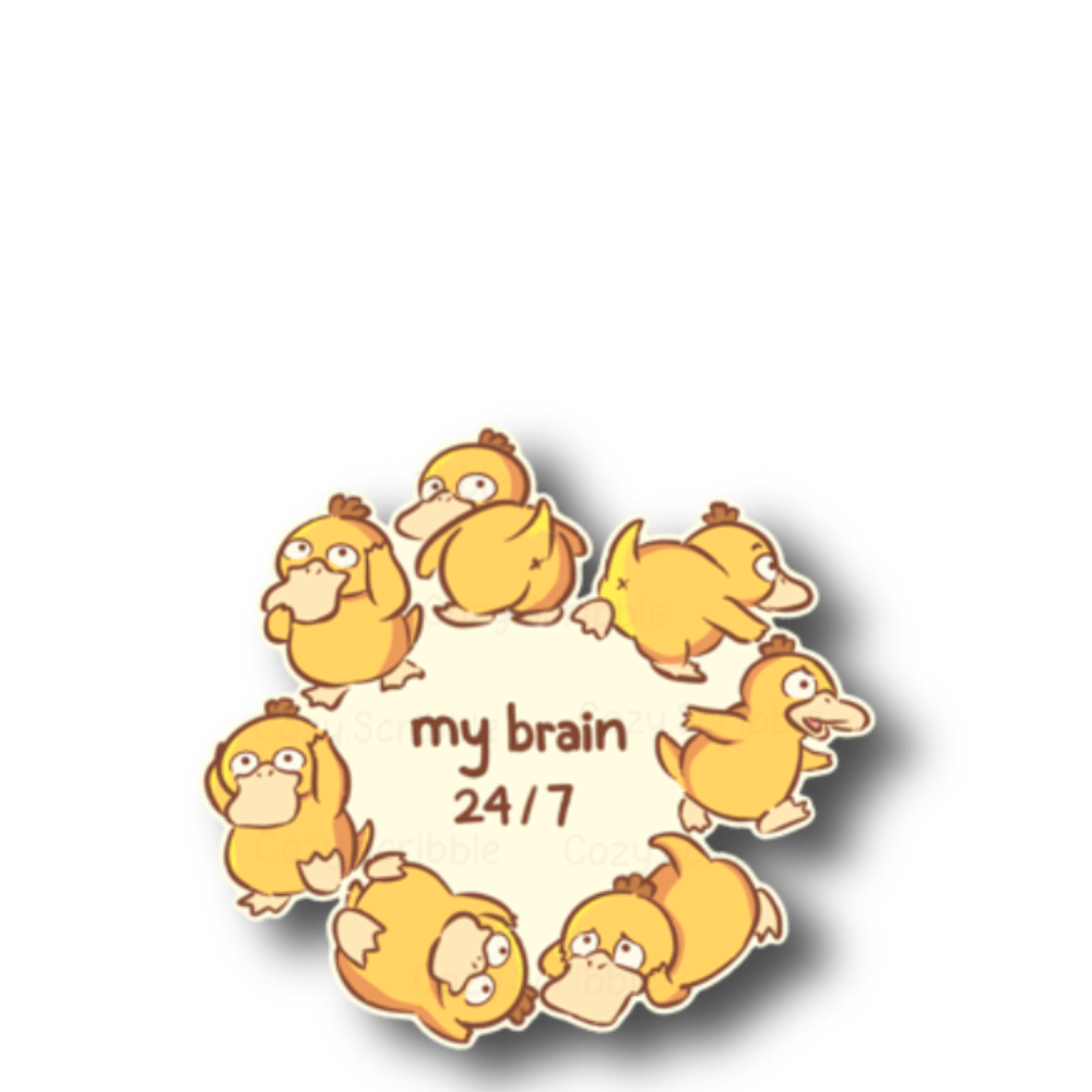 My Brain 24/7 Sticker
