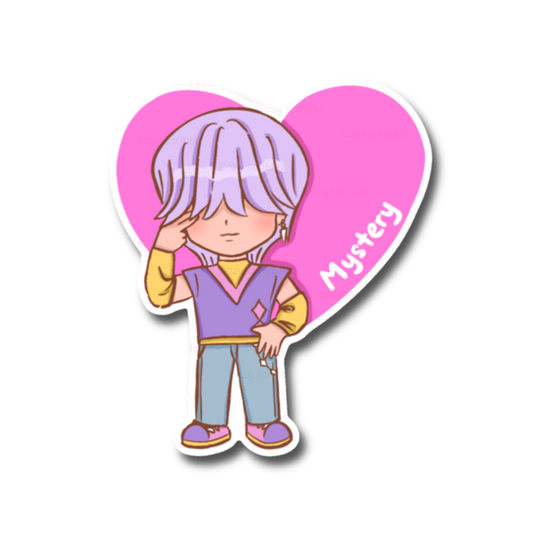 Mystery Heart Sticker