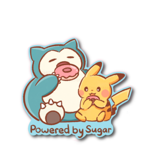 Powered By Sugar Duo Sticker