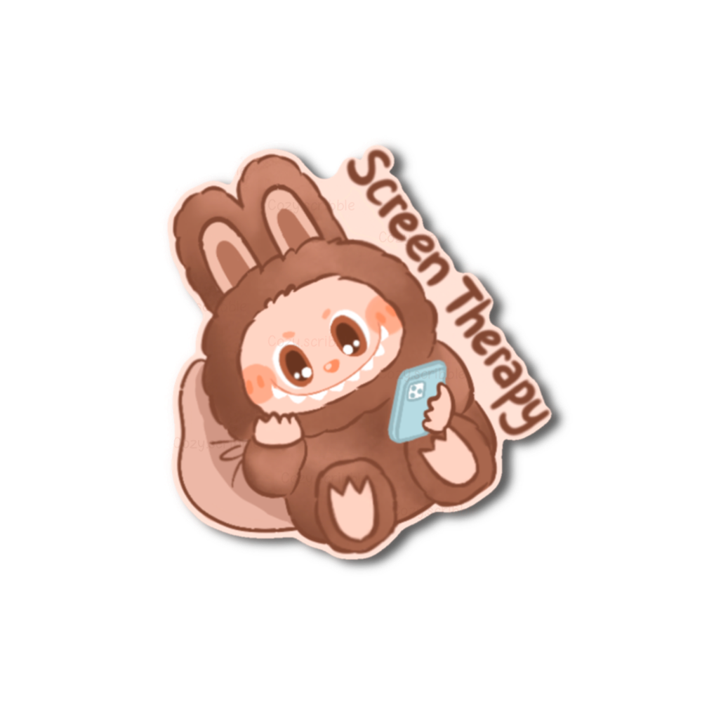 Screen Therapy Labu Sticker