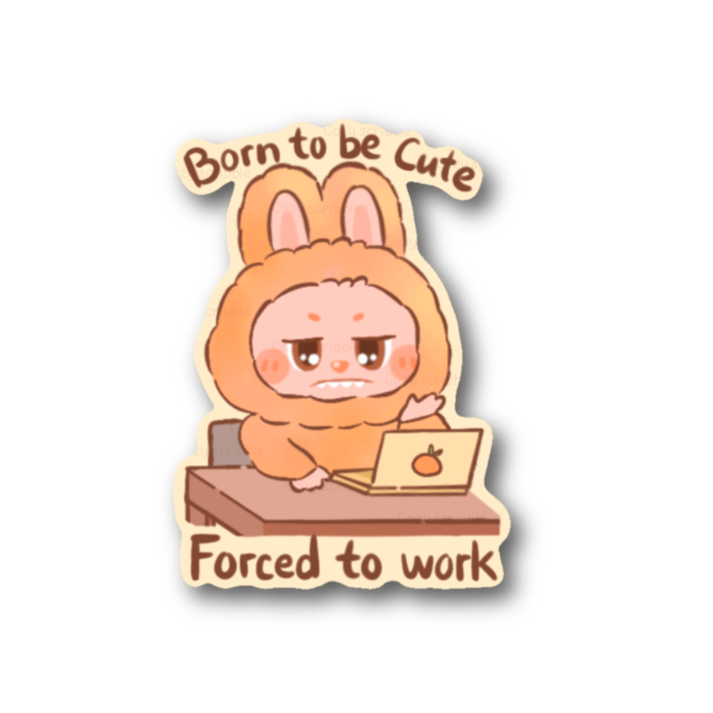 Forced to Work Labu Sticker