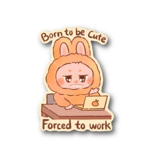 Forced to Work Labu Sticker