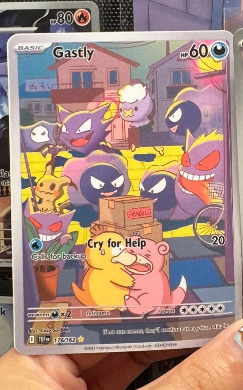 Night Ghost Card Art Sticker