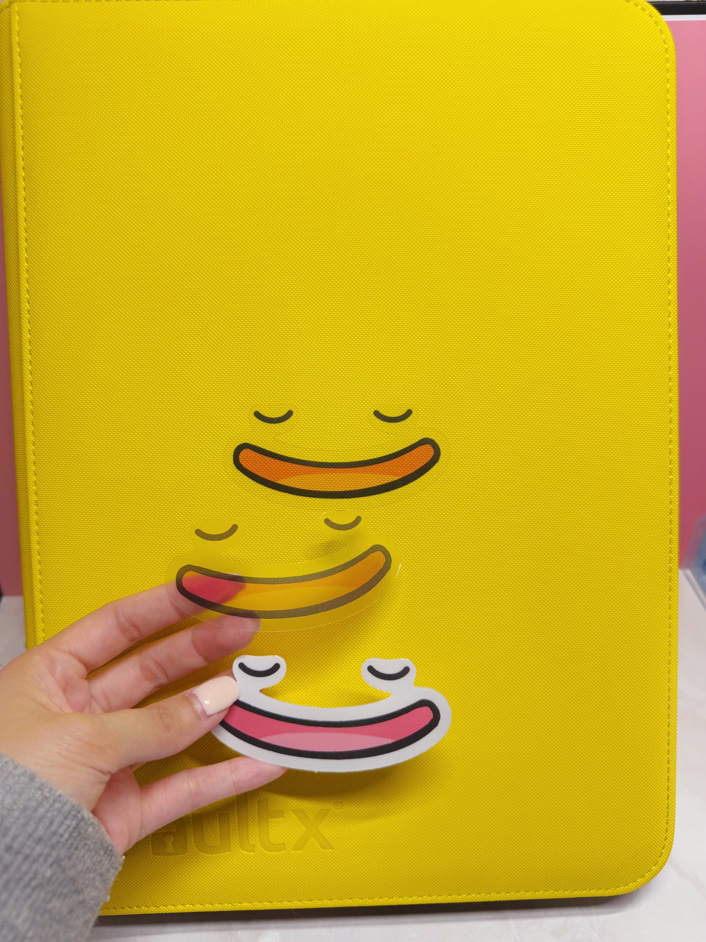 Smiley Faces Transparent Sticker