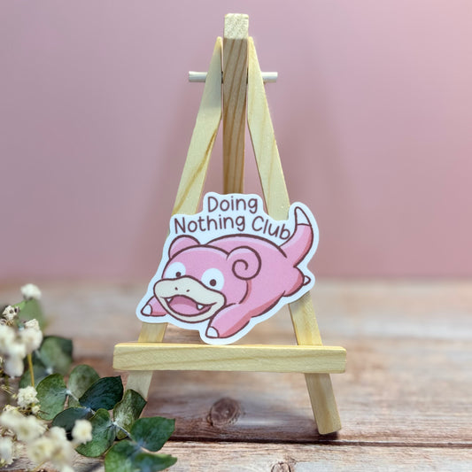 Doing Nothing Club Sticker