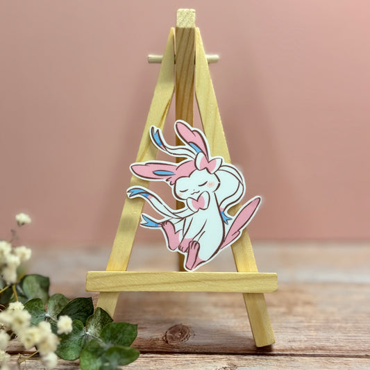 Ribbon Fox Sleepy Sticker