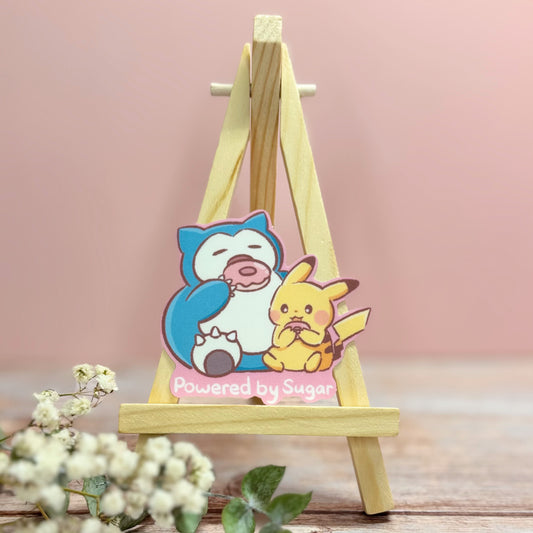 Powered By Sugar Duo Sticker