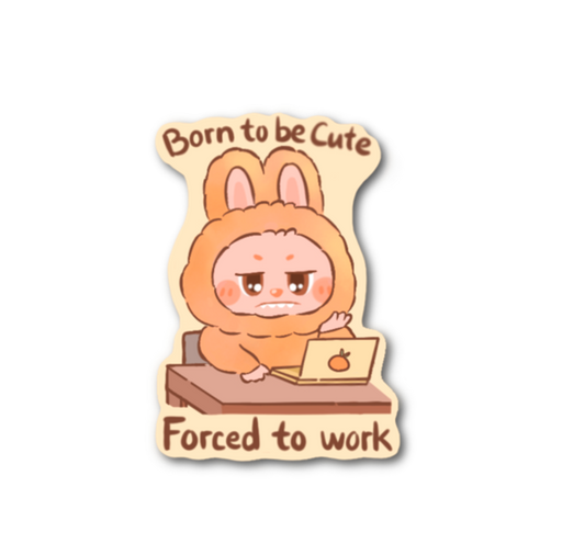 Forced to Work Labu Sticker