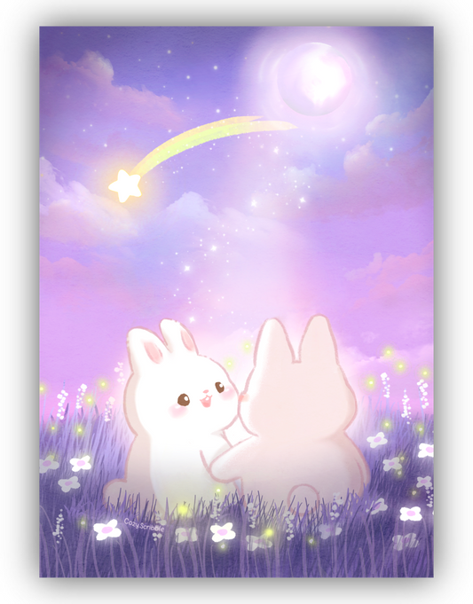 Moonlight Bunny (5 x 7)