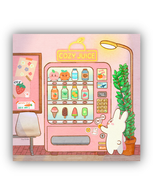 Vending Machine Bunny (5 x 5)