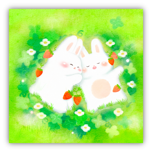 Sleeping Bunnies (8 x 8)