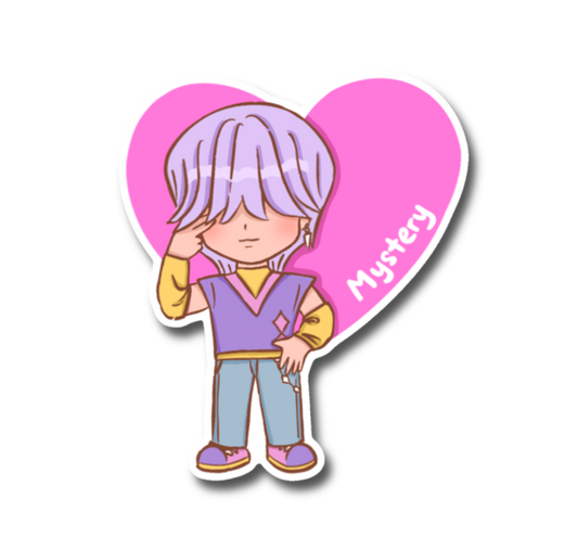 Mystery Heart Sticker