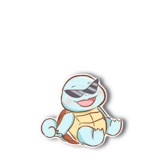 Sunglasses Turtle Sticker