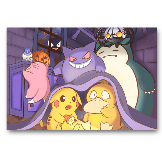 Haunted Castle Binder Art