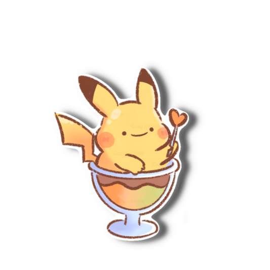 Cupcake Pika Sticker