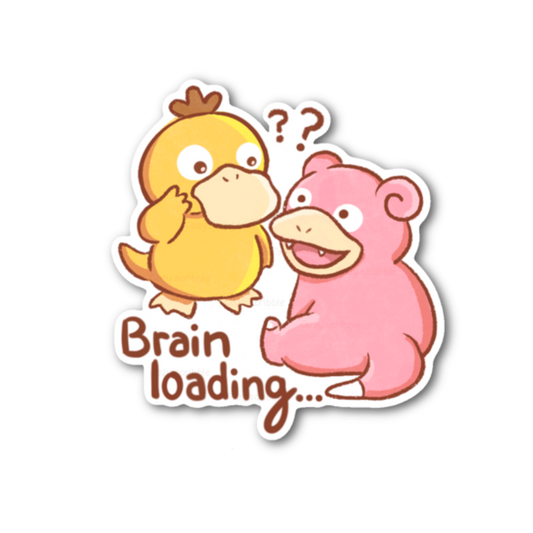 Brain Loading Duo Sticker