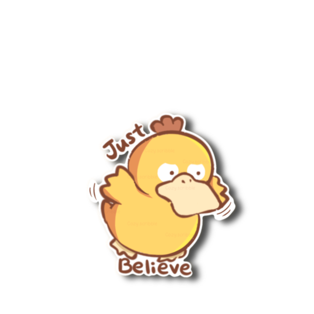 Just Believe Sticker