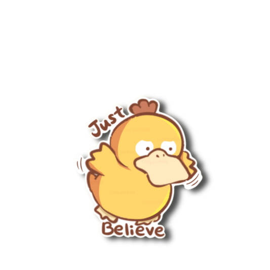 Just Believe Sticker