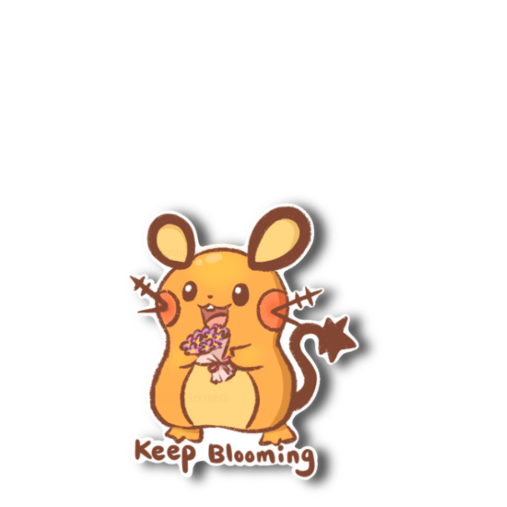 Keep Blooming Sticker