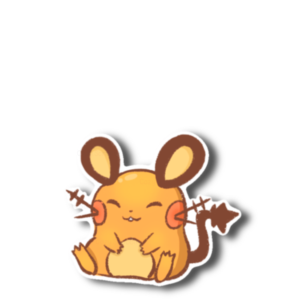Smiling Mouse Sticker