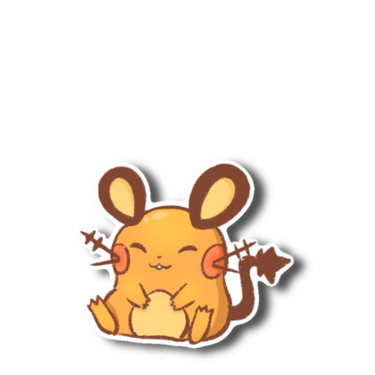 Smiling Mouse Sticker