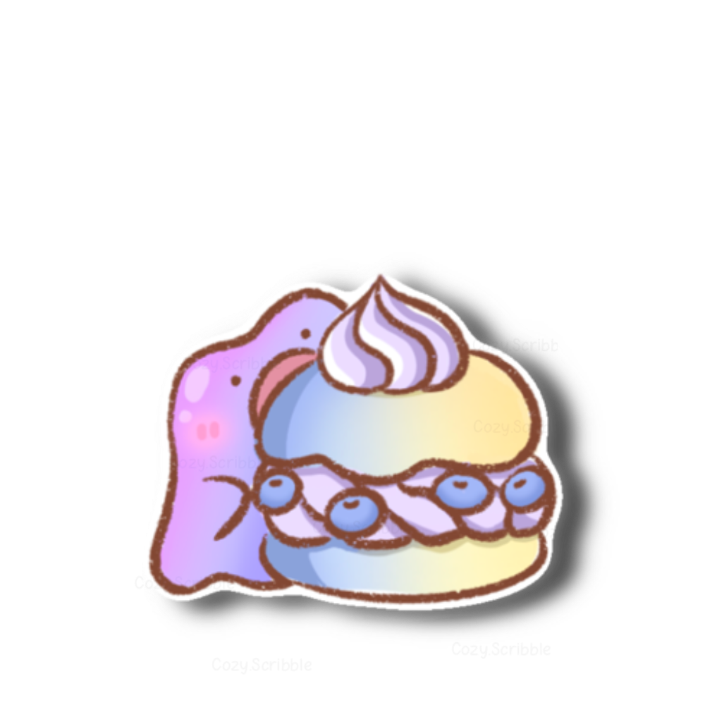 Macaron Monster Sticker