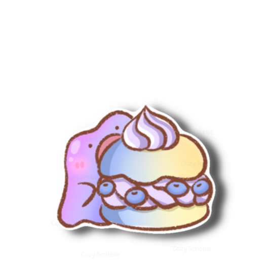 Macaron Monster Sticker