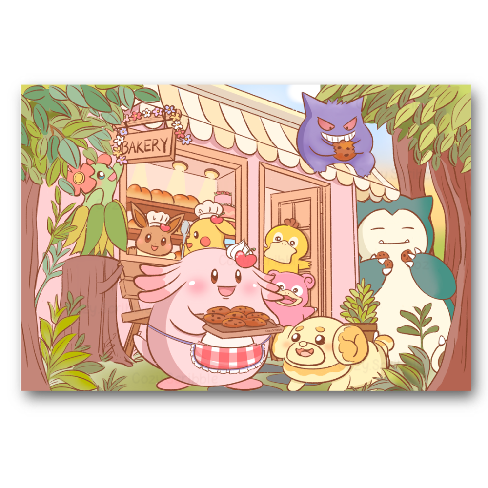 Sweetheart Bakery Binder Art