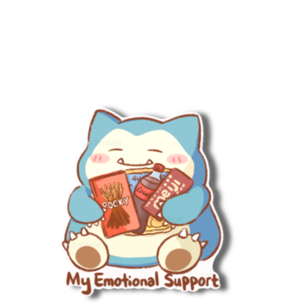 My Emotional Support Sticker