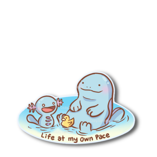 Life at My Own Pace Sticker