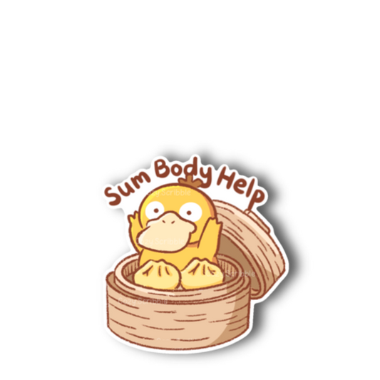 Sum Body Help Sticker