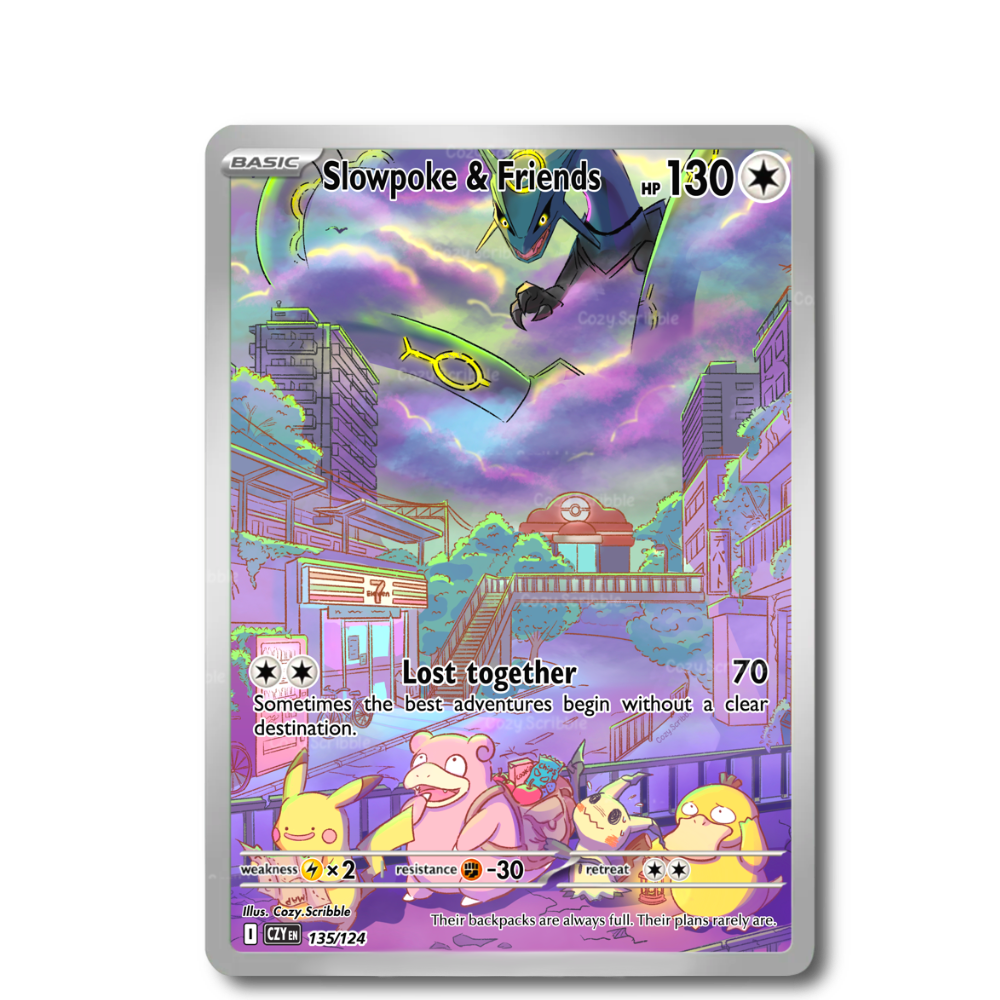 Adventure Squad Card Art Sticker