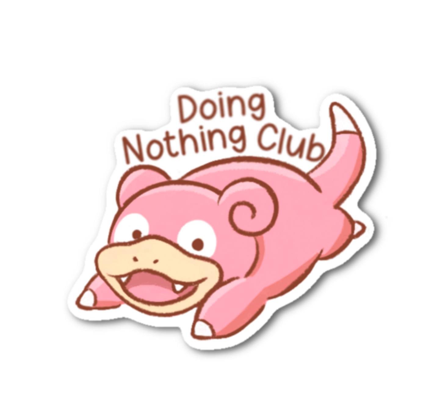 Doing Nothing Club Sticker