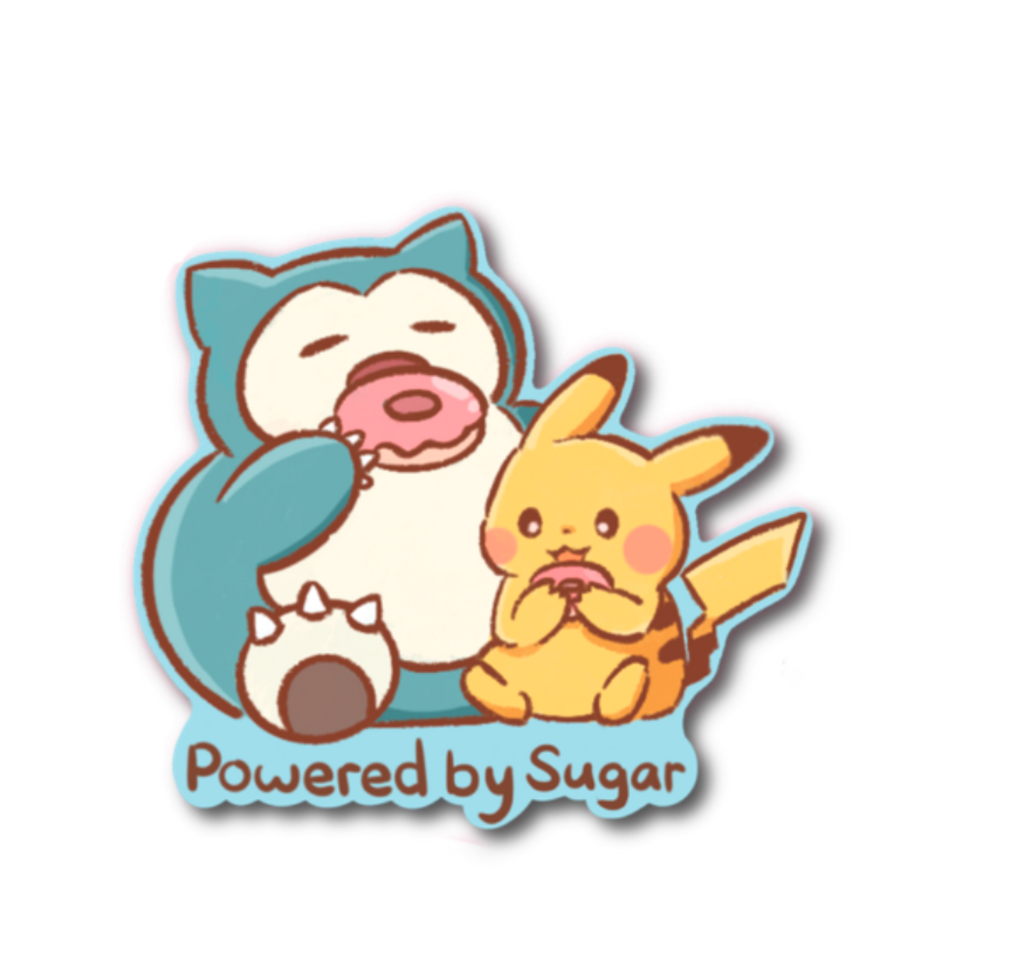 Powered By Sugar Duo Sticker
