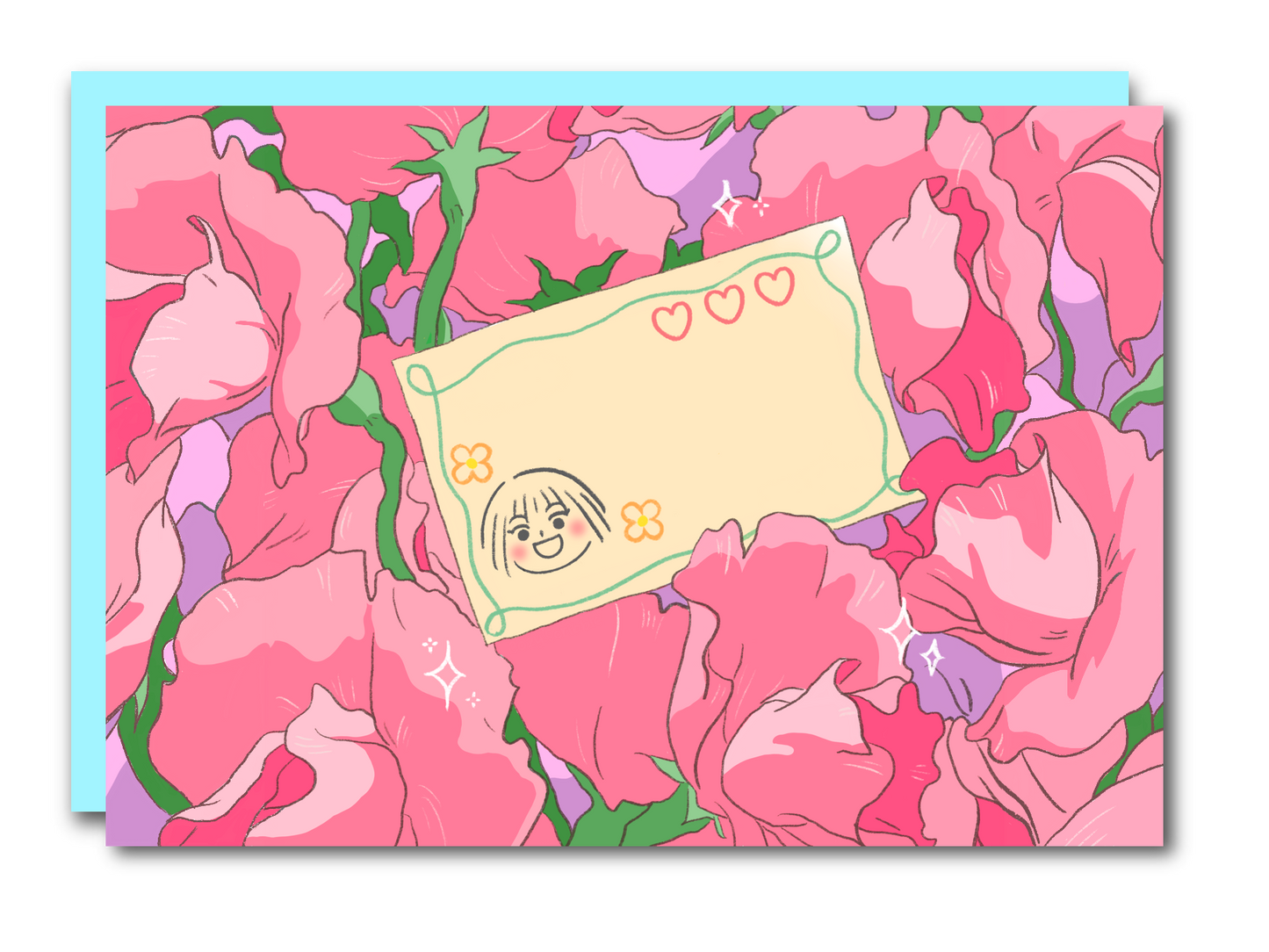 Floral Letter Greeting Card