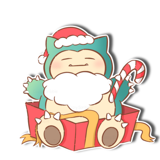 Gift Box Monster XL Sticker