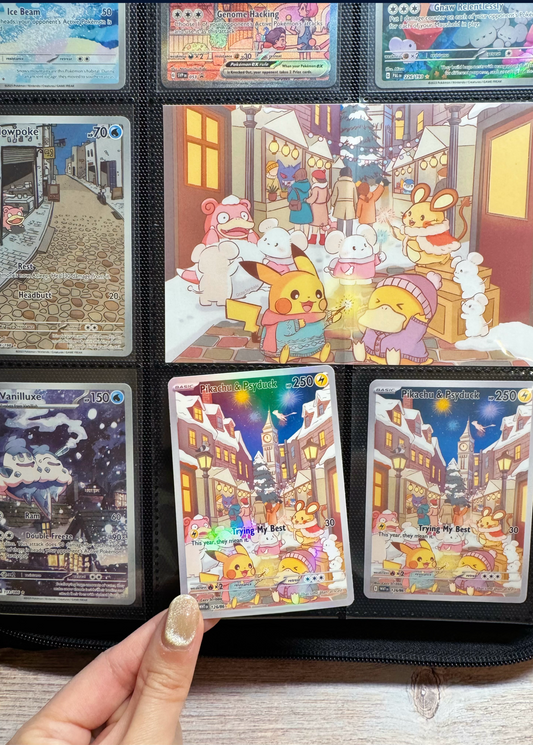 Trying My Best Celebration Card Art Sticker