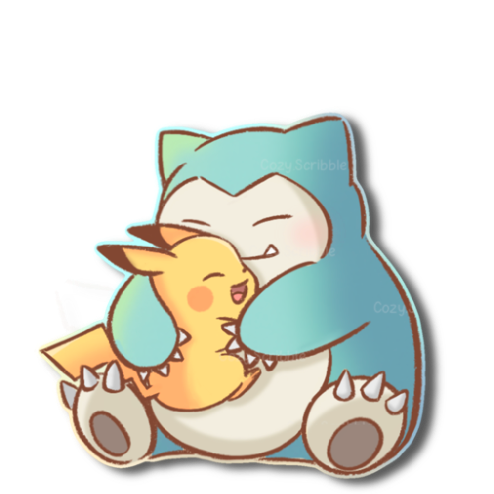 Cuddle Time XL Sticker